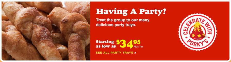 Treat the group to our many delicious party trays.